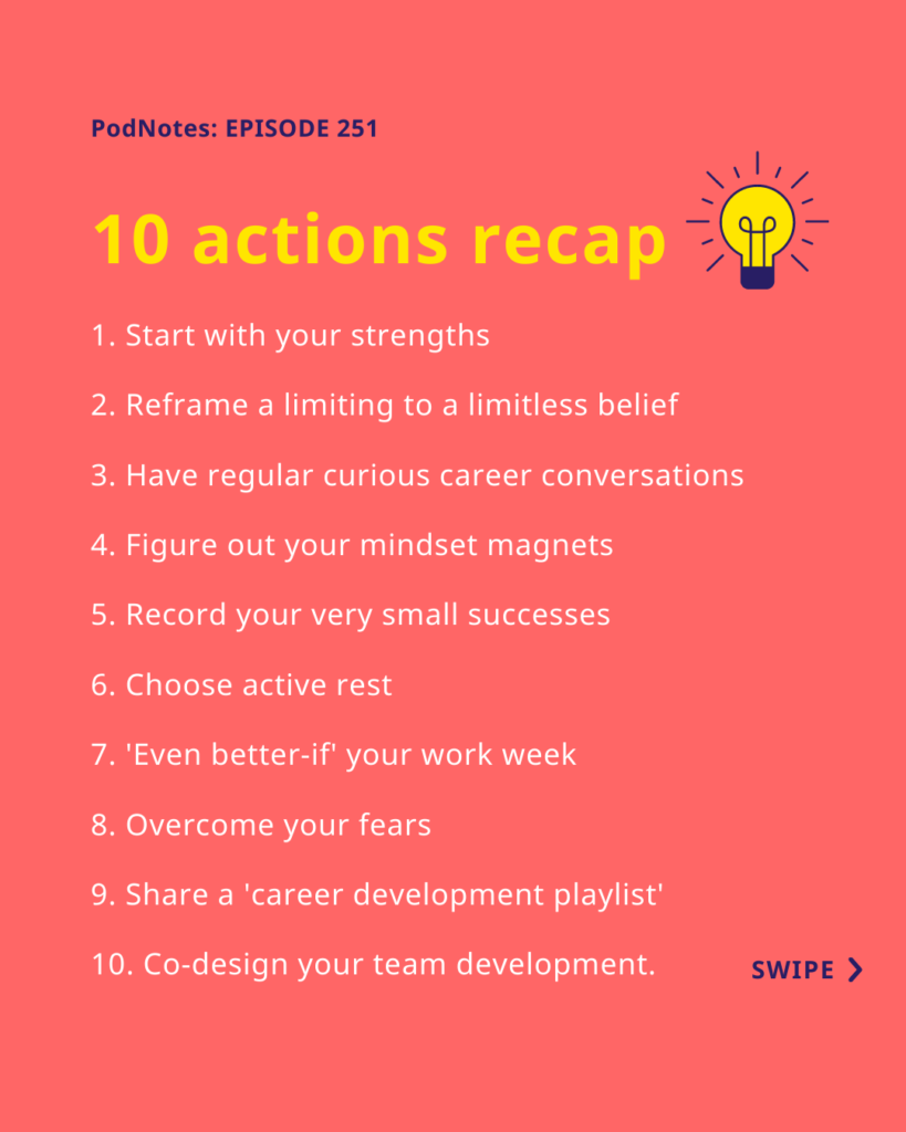 10 Actions To Accelerate Your Career Development | Amazing If